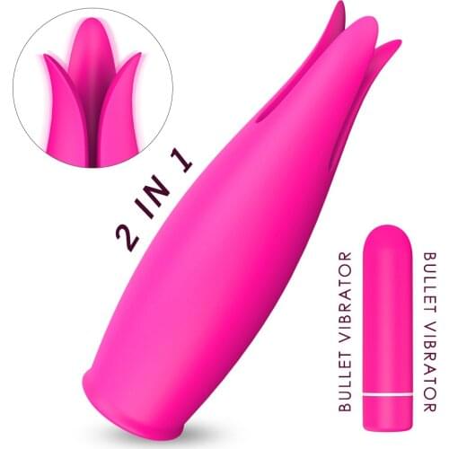 Bullet Petal Vibrator Oral Nipple G-Spot Clitoris Vagina Masturbation Fidget Toys Sex Toys For Women Shop Couples Adult Games