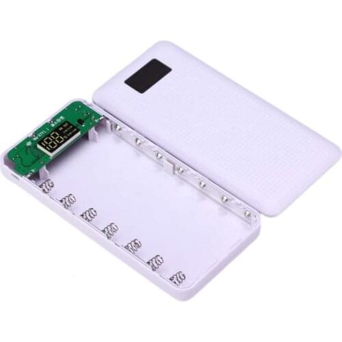 Power Bank Nesting Solderless Handwork LED Display Screen 7x18650 Power Bank DIY Shell for Mobile Charger