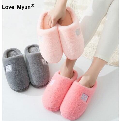 Women Winter Warm Ful Slippers Women Slippers Cotton Sheep Lovers Home Slippers Indoor Plush Size House Shoes Woman wholesale778