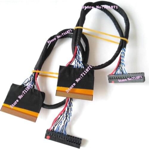 1.0 Pitch 30P 30 Pin FFC FPC LVDS Screen Cable Line for SamSung LG Lcd Screen LVDS 1ch 8Bit 30Pin FFC FPC LCD Screen Line cable