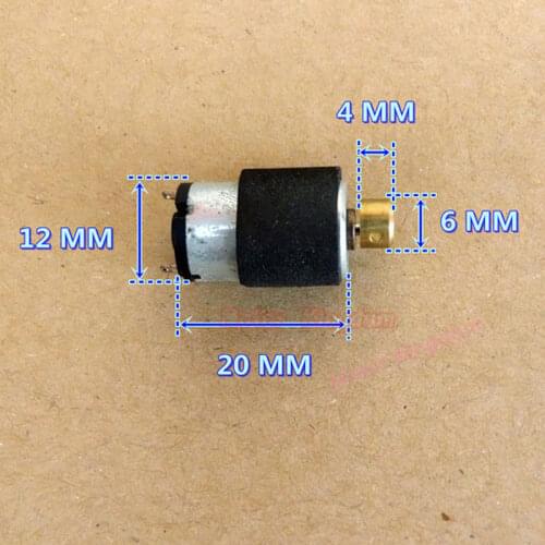 12mm*20mm Mini 1220 Round Cylinder Vibration Vibrating Motor DC 3V 5V 6V Micro Vibrator DIY Toy Massager Hobby Model