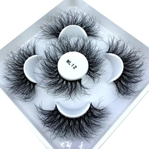 3D Mink Crisscross Dramatic Lashes Real Mink False Eyelash Strip Mink Lashes Thick Fake False Eyelashes Makeup Beauty Handmade