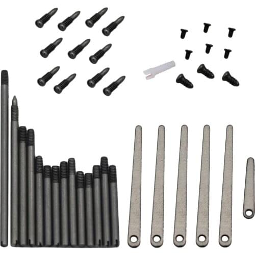 Tooyful 6 Sets Woodwind Wood Wind Instrument Repair Screws for Clarinet Repalcement