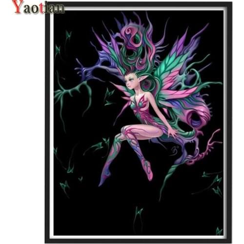 Diy 5d diamond painting full Square/Round drill Diamond Mosaic Cartoon Fairy Picture Of rhinestone diamond embroidery kits