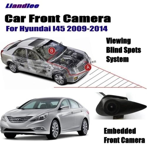 Car Front LOGO Grill Camera For Hyundai I45 2009-2014 2010 2011 Not Reverse Rearview Parking Camera Wide Angle