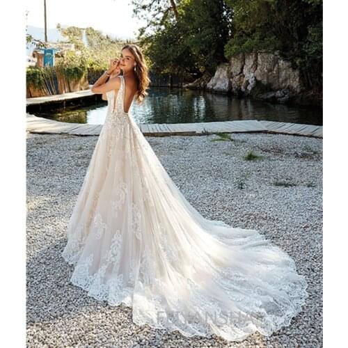 FEIYANSHA Beach Wedding Dresses
