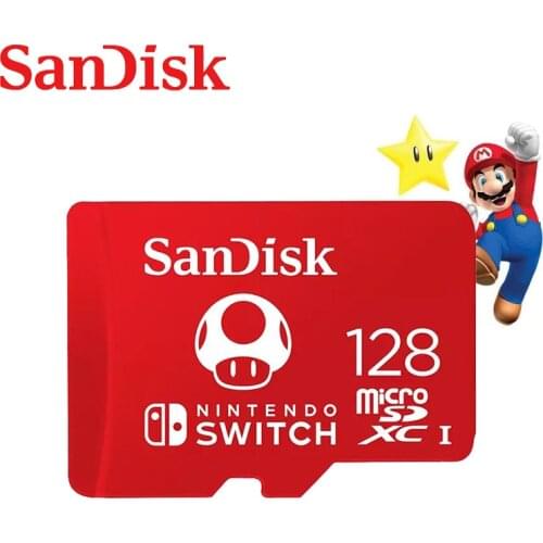 SanDisk New style 128GB 64GB 256GB micro SDXC UHS-I memory cards for Nintendo Switch TF 64 128 256GB microSD card