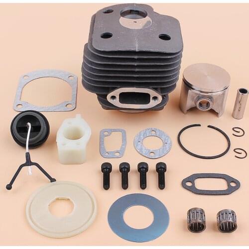 50mm Engine Cylinder Piston Bearing Gasket Rebuild Kit Fit Husqvarna 61 268 XP 268XP Gas Chainsaw Spares Nikasil Plate