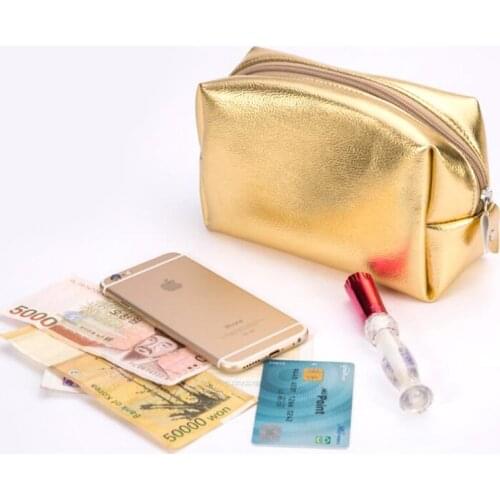 Multifunctional Womens leather travel organizer handbag clutch bag beauty make up case large capacity Cosmetic bag