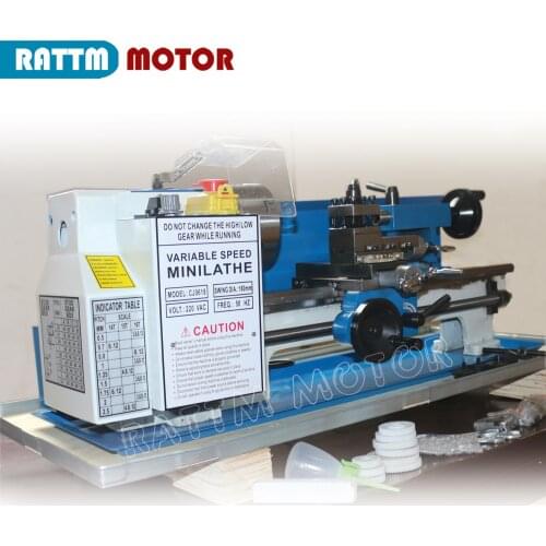 EU 220V digital NEW CJ 0618 Lathe Mini Metal Wood Lathe Wood Vertical Working Machine Woodturning Milling Variable speed