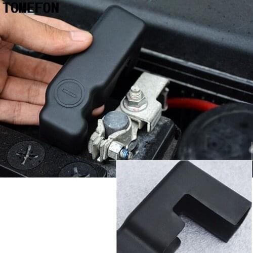 TOMEFON ABS Car Battery Anode Negative Protection Cover For Toyota Land Cruiser Prado FJ 150 Styling 2010-2017 Trim Accessories