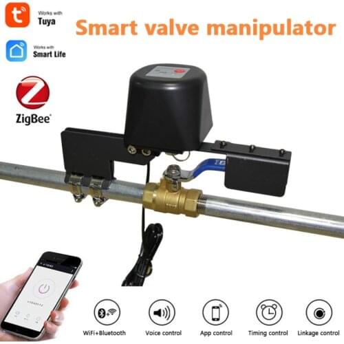 Smart Home Tuya ZigBee Valve Smart Water/Gas Valve Automation control Work with Alexa Google Assistant Smart Life