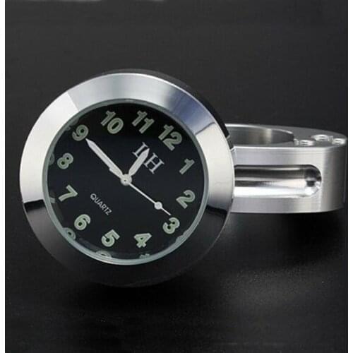 Universal 7/8'' - 1" Handlebar Bar Mount Clock Motorcycle For Harley Honda Yamaha Suzuki Kawasaki Honda Softail Dirt Bike