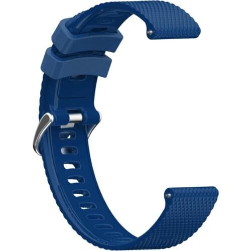 For Jiaming Samsung Huawei Huawei Huami Ticwatch 20Mm Universal Silicone Smartwatch Wavy Replacement Strap Steel Buckle