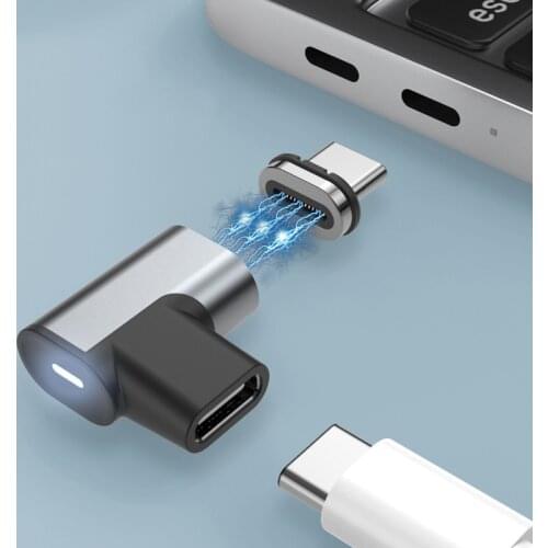 USB 3.1 Magnetic TYPE-C Converter PD 100W/5A USB-C Fast Charging Adapter 10Gbps For Macbook/Phone Mobile Phone Adapters