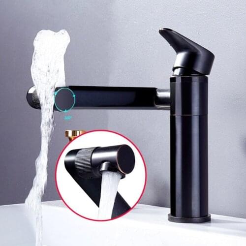 Tall Basin Faucets Elegant Bathroom Faucet Hot and Cold Water Basin Mixer Tap Chrome Finish Brass Toilet Sink Water Crane Gold