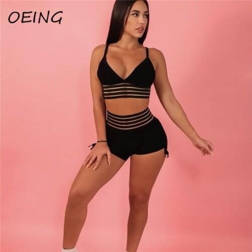 2021 Summer Womnes Fitness Yoga Two Piece Sets Jacquard Breathable Work Out Clothing Jogging Suits
