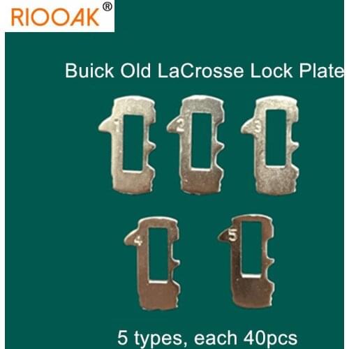 200pcs/lot Car Lock Reed Locking Plate For Buick Old Regal LaCrosse GL8 Auto Repair Kits Locksmith Tools 5 Types Each 40pcs