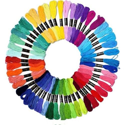 200PCs Threads Stitch Thread DIY Knitting Handmade Floss For Sewing Skeins Craft Embroidery Thread Linha De Costura Kit Supplies