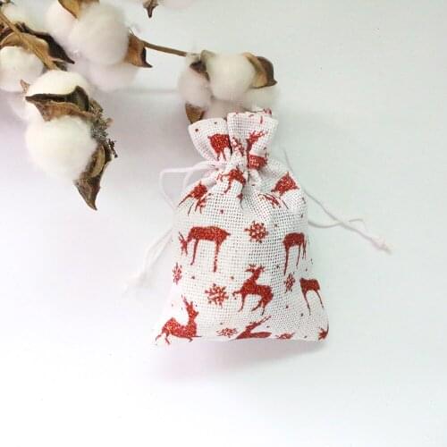2020 Jewelry Packaging Bag Gift Pouch Drawstring Velvet Burlap Jute Cotton Bag Star Christmas Pouches Sachet Can Customized Logo