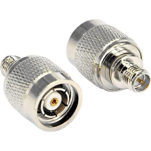2PCS RP-TNC Male Jack to RP-SMA Female Plug RF Adapter Connector