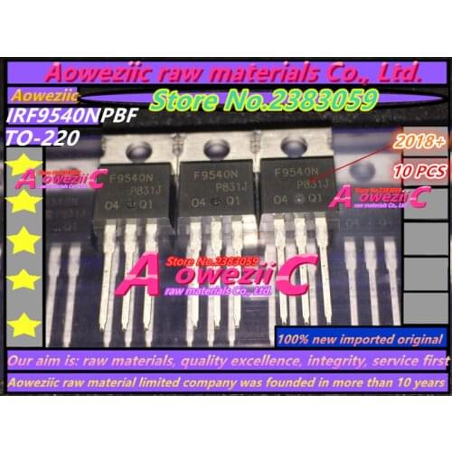 Aoweziic 2018+ 100% new imported original IRF9540NPBF IRF9540N F9540N TO-220 / IRF9540NSTRLPBF IRF9540NS F9540NS TO-263 100V 23A