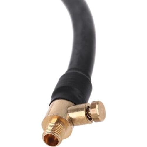 Car Air Rubber Hose Tire Inflator Hose Inflator Press-on Tube Suitable for standard Fine Thread 0.305" x32TPI Air Compressor