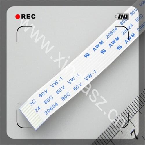 Free Shipping AWM 20624 80C 60V VW-1 1.0mm 10pin 200mm length type A vertical Flat FFC Ribbon Cable 10pcs/lot