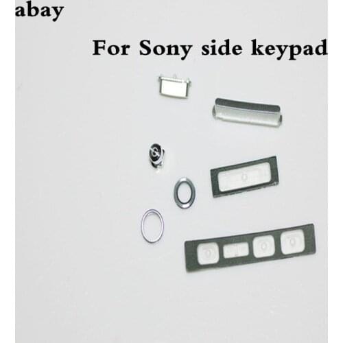 OEM Black Camera Shutter Power Volume Side Keys Buttons Keypad For Sony Xperia Z1 L39H C6902 C6903 Replacement Parts