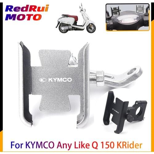 For KYMCO Any Like Q 150 KRider CK400 People 250 150 Motorcycle accessories handlebar Mobile Phone Holder GPS stand bracket