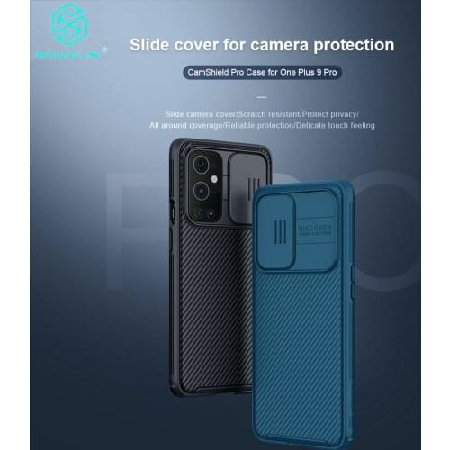 For OnePlus 9 Pro Case Slide Camera Protection Privacy Clean Hard Back Cover For OnePlus 9R 9 EU NA IN CN NILLKIN CamShield Case