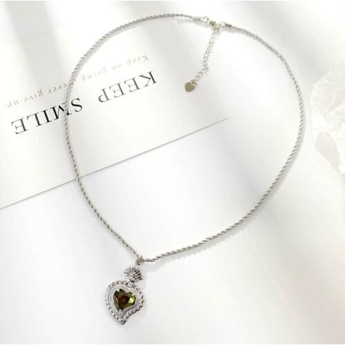 European and American fashion trend womens neutral couple necklace