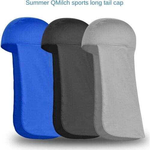Summer outdoor sports long tail cap riding breathable turban cap Baotou cap mountaineering shawl liner cap