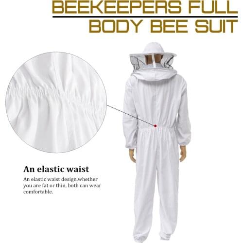 Beekeeping Clothing Beekeepers Full Body Professional Bee Protection Beekeeping Suit Safty Veil Hat Dress All Body Equipment