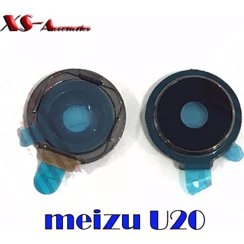 Original New back rear camera lens + ring holder frame for Meizu U20