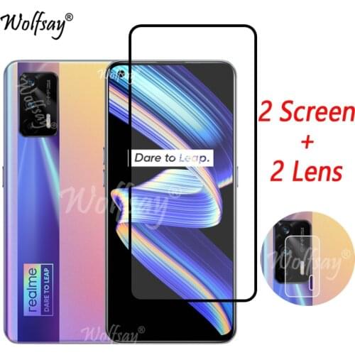 Full Cover Tempered Glass For Oppo Realme X7 Max Screen Protector For Oppo Realme X7 Max 5G Camera Glass For Realme X7 Max Glass
