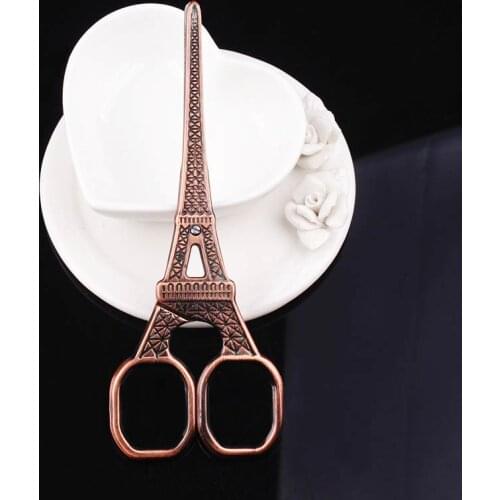 Prajna Sewing Tool European Tower Retro Metal Scissors Tailor Embroidery Scissor Classic Handicraft Fabric Antique Stitch Craft