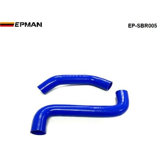Silicone Intercooler Turbo Radiator Hose Kit For Subaru Impreza WRX STi GDB EJ20 00-07 (2pcs) EP-SBR005