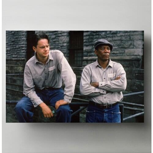 Modern Home Decorative paintings Wall Art Classic Movie The Shawshank Redemption Actor Picture Canvas art Posters and Prints