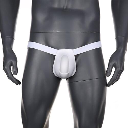 Sponge Pad Underwear Sexy Enhancer Penis Cup Underpants Bulge Pouch Panties Jockstrap Thong G String Open Butt T-Back