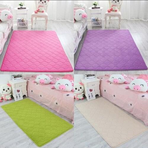 Ultra Soft Thick Memory Foam Absorbent Coral Fleece Fabric Area Rugs Nonslip Living Room Carpet Bathroom Rugs Set Floor Shag Rug