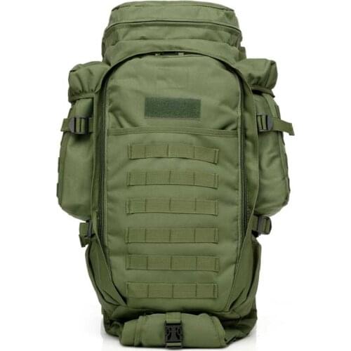 60L Military Backpack Tactical Army Shooting Molle Rucksack Outdoor Waterproof Camping Trekking Hiking Traveling Hunting Bag