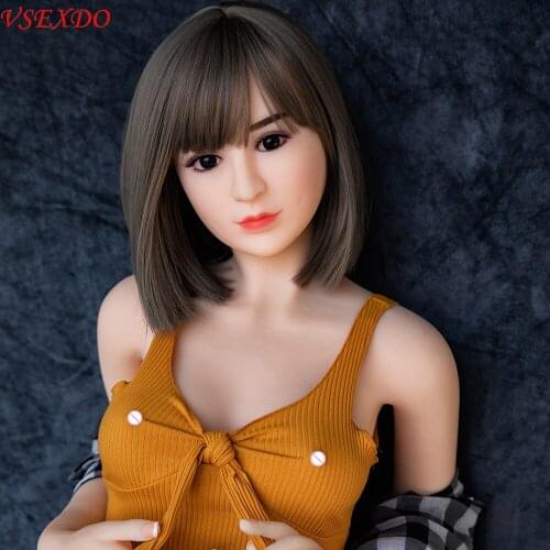 VSEXDO Real Sex Dolls 160cm Silicone Adults Anime Love Doll for Men Life Size Breast Vagina Anus Oral Sex Toys Metal Skeleton