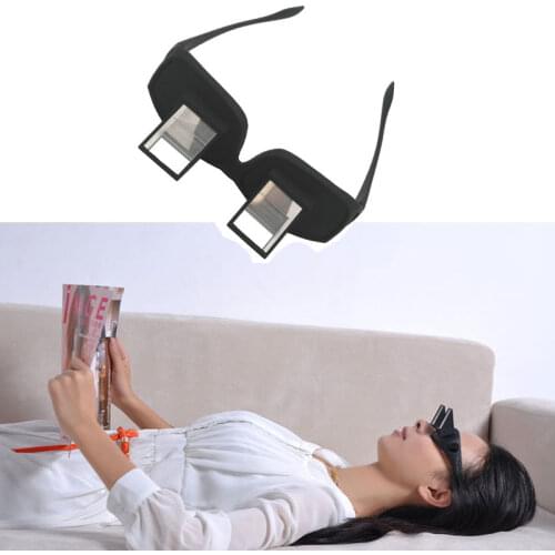 Funny Lazy Periscope Horizontal Reading TV Sit View Glasses On Bed Lie Down Bed Prism Spectacles Newspaper The Lazy Glasses