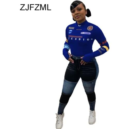ZJFZML ZZ Women's T-shirts With Inscriptions