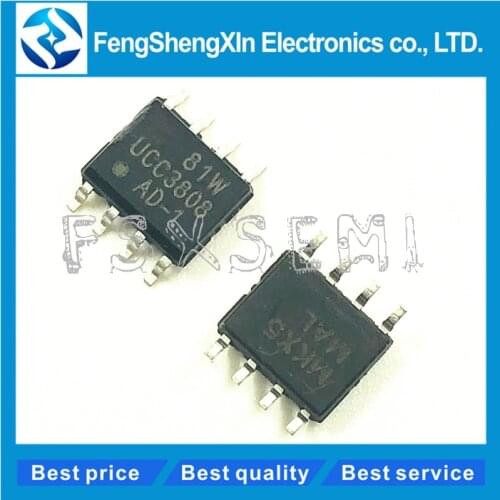 10pcs/lot UCC3808AD-1 UCC3808AD UCC3808 3808A-1 SOP-8 LOW POWER CURRENT MODE PUSH-PULL PWM