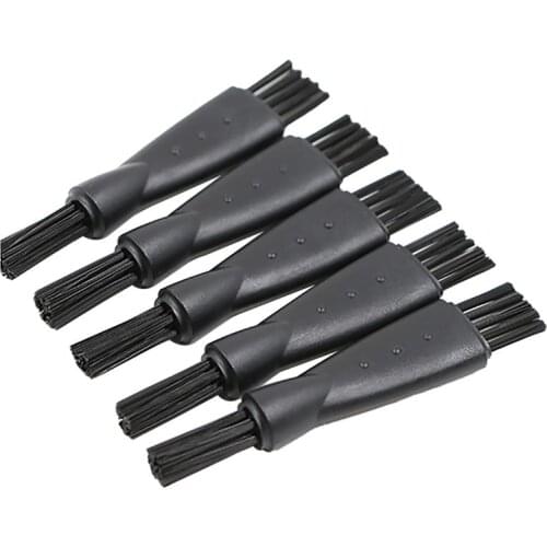 10Pcs Mens Shaver Accessory Razor Brush Hair Remover Cleaning Tool Black Plactic Replacement Head Hair Shaving Tools