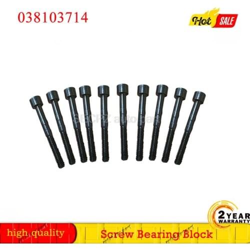 10x Screw Bearing Block For Audi VW 1,9l 2,0l Tdi Adjusting Screw Valve Clearance 038103714 038103714G