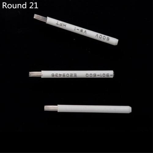 21 Round needles for manual pen Semi permanent makeup manual fog pen needle R21 microblading eyebrow pen needles