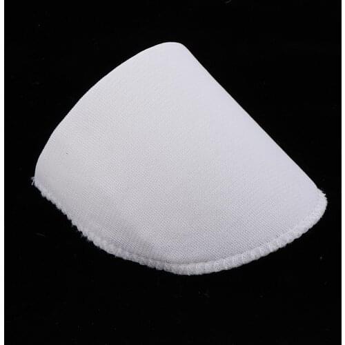 5 Pairs Sponge Shoulder Pads Insert for Coat Suit Sewing Crafts White